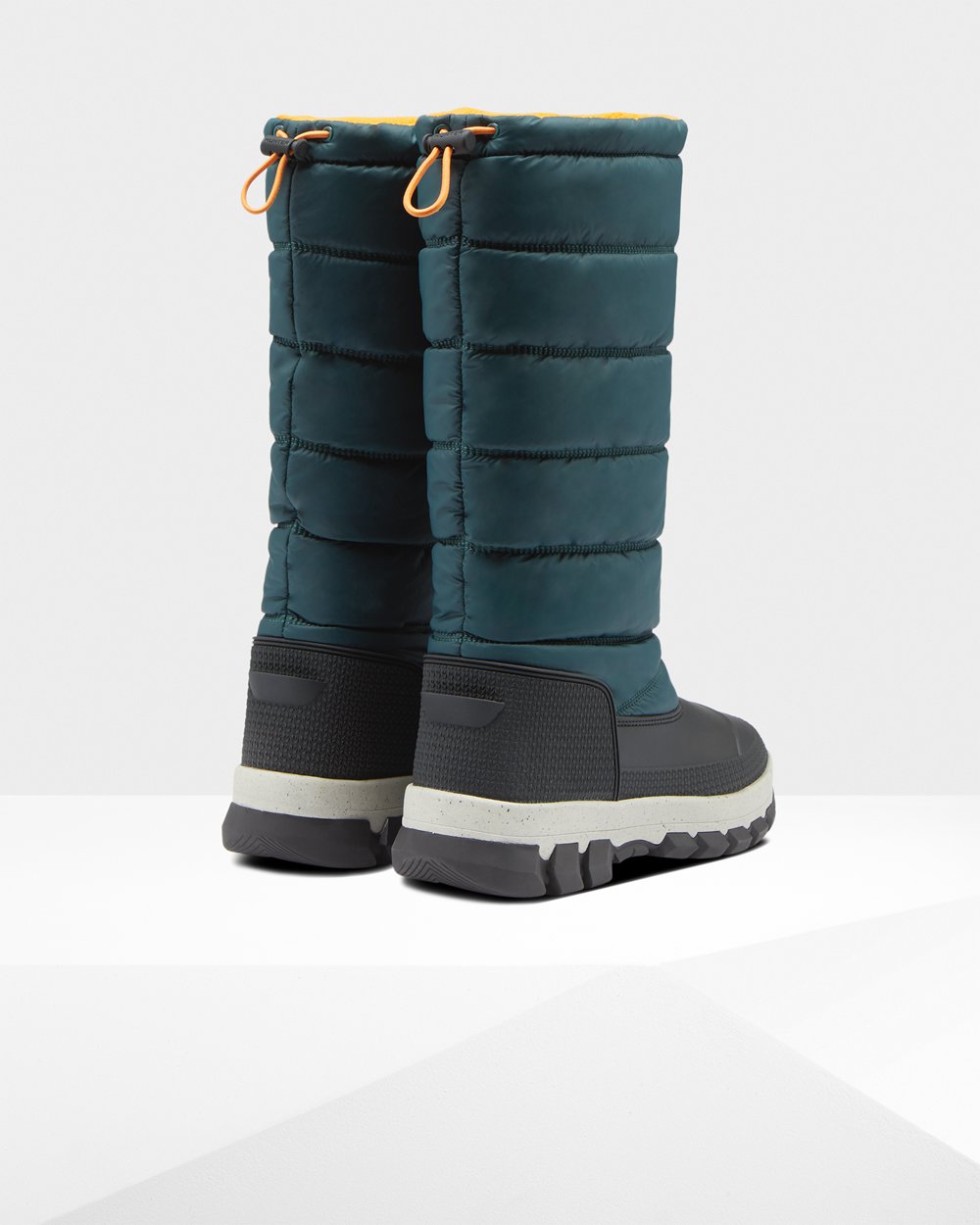 Women Hunter Original Insulated Tall | Snow Boots Green/Grey | NZ-60792-FCHA